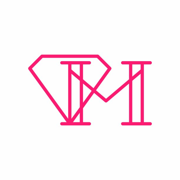 字母m珠宝logo