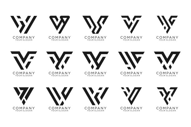 v字母胜利logo