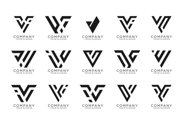 v字母胜利logo