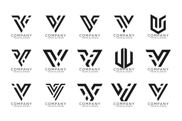 v字母胜利logo