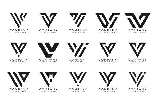 v字母胜利logo