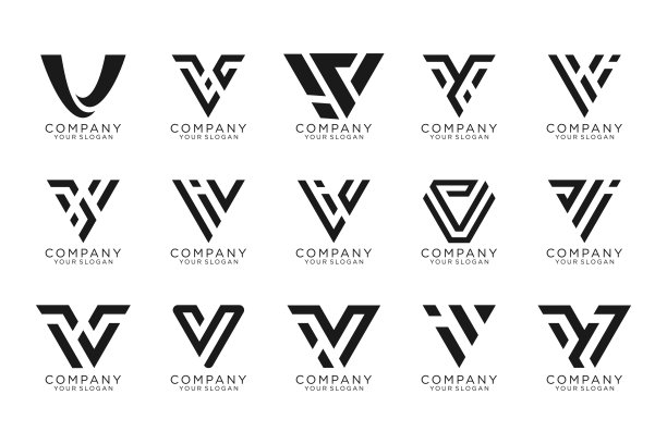 v字母胜利logo