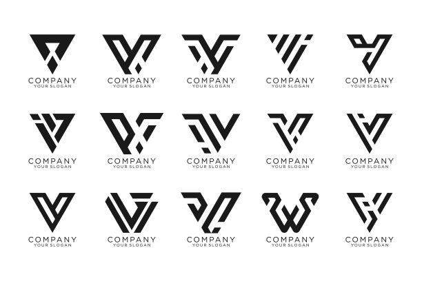 v字母胜利logo