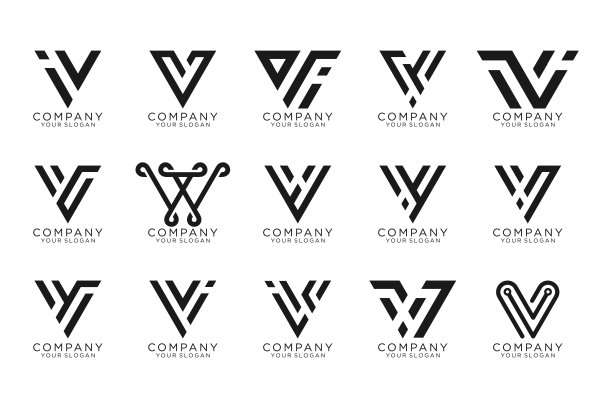 v字母胜利logo