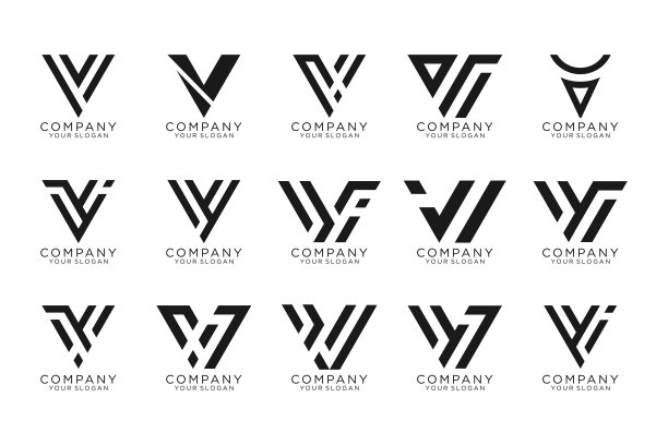 v字母胜利logo