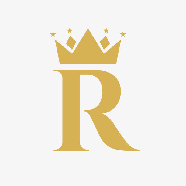 r字母大气创意logo设计