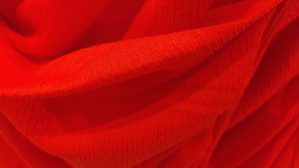 简约大气红色丝绸背景