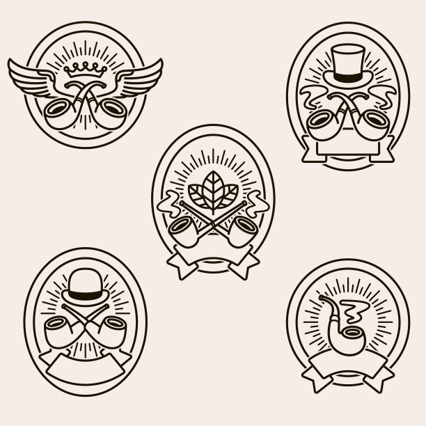 烟斗logo设计