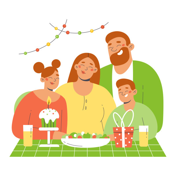 一家人聚餐插图