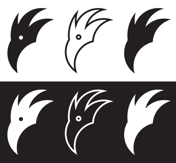创意小鸟logo设计