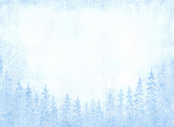 雪地寒冷风景背景海报素材