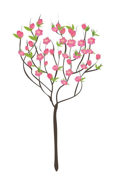 三月桃花季海报