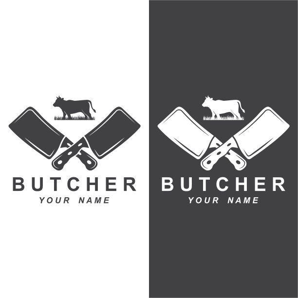肉铺logo设计