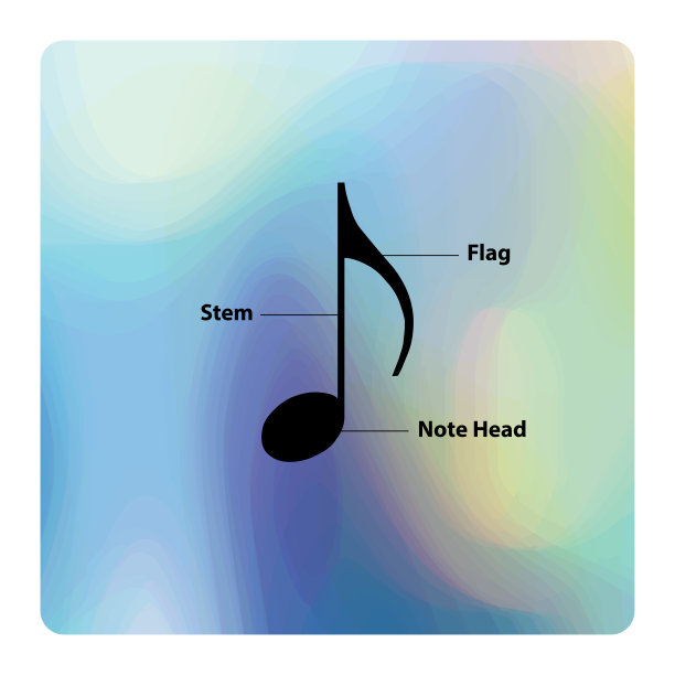 音乐培训,音符,logo