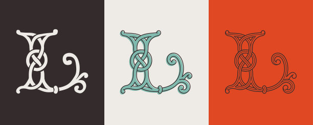 th字母logo
