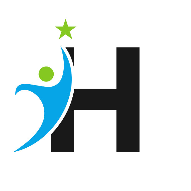 h绿叶环保生态logo