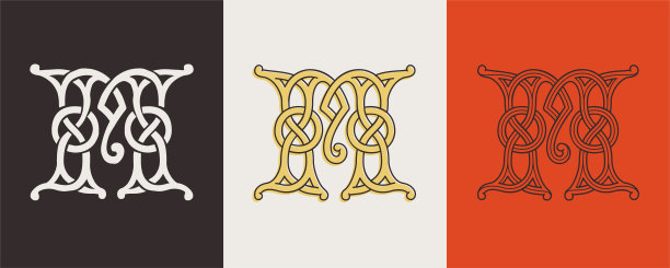 th字母logo