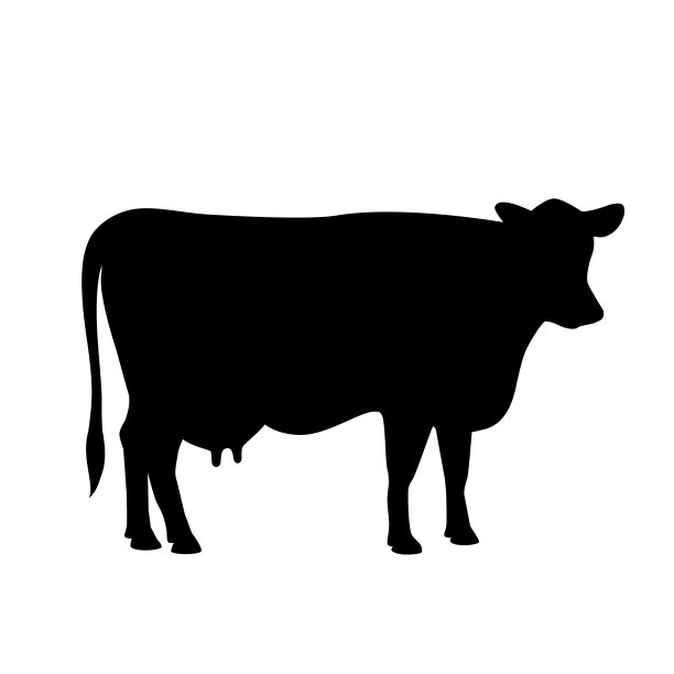 标志,logo,奶牛