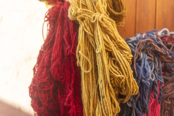 染料,机织织物,羊毛线球