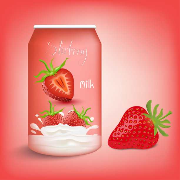 草莓汁包装