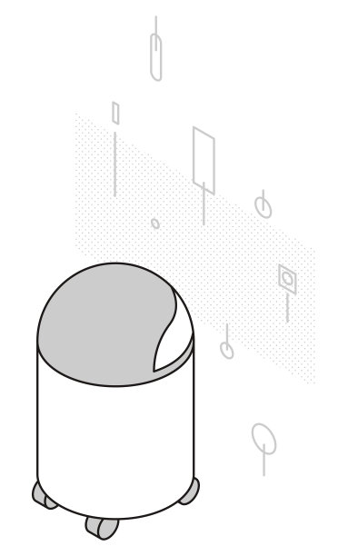 矢量vr眼镜虚拟现实模拟器插画