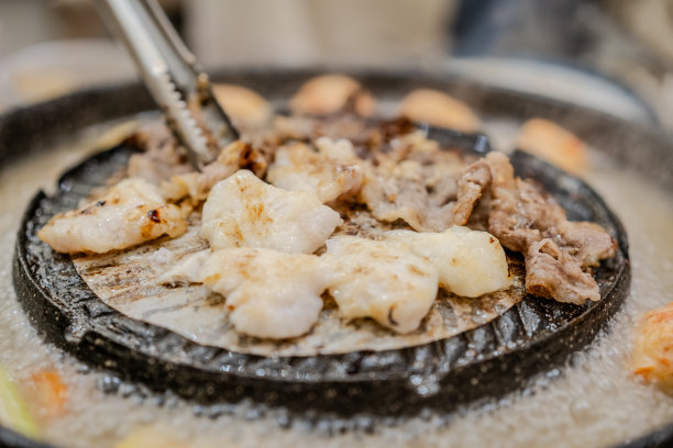 韩国烤肉料理大餐