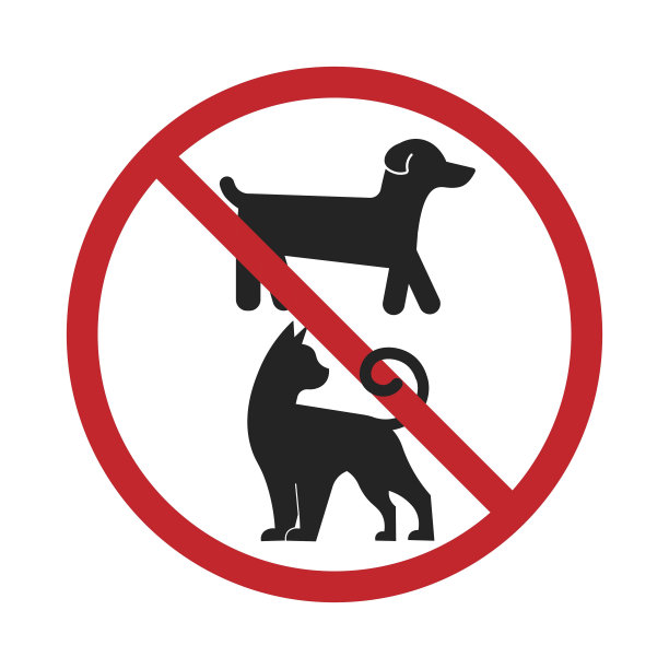 禁止犬类等宠物进入