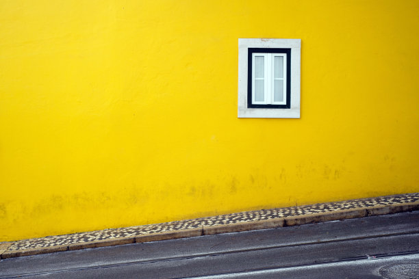 黄色纹理城墙背景