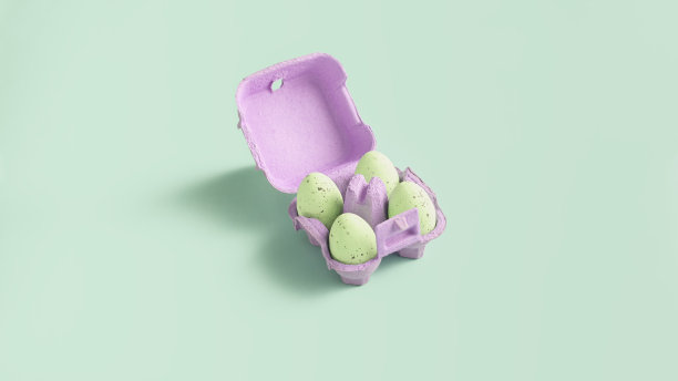 食品包装紫色彩色纸盒设计美食