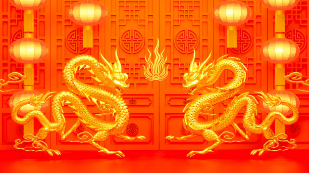 中式纹样logo