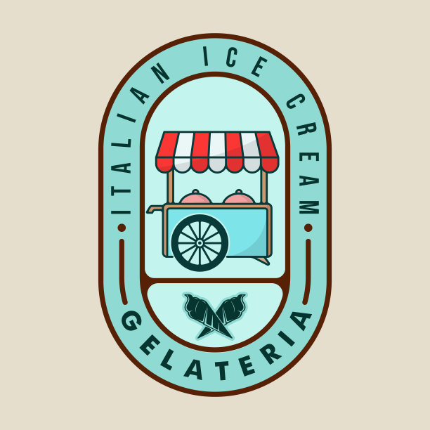 小吃街logo