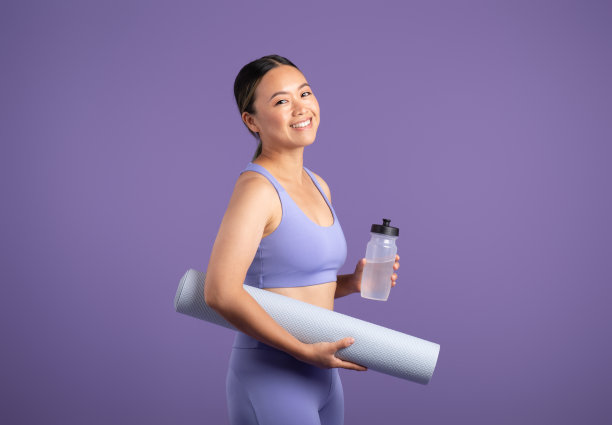 紫色瑜伽减肥