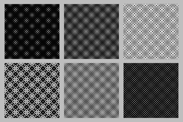 黑白几何画册传单模板矢量素材