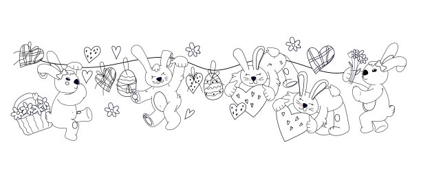 兔宝宝简笔画