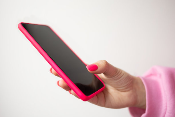 粉色手机壳背景