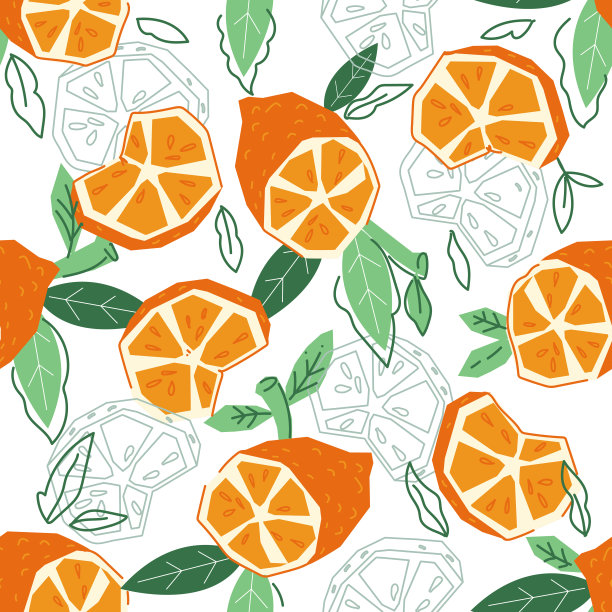 卡通橙子包装设计
