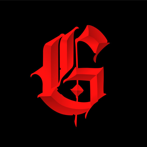 g英文标志,g字母logo设计