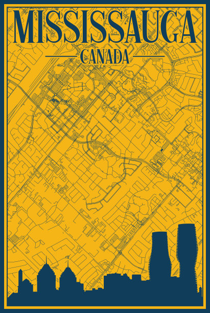 加拿大旅游景点海报