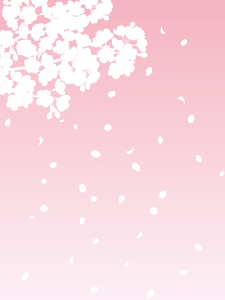 粉色樱花春天梦幻风景