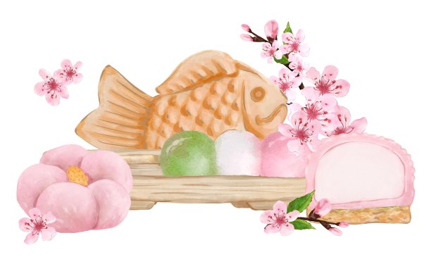 日本樱花饼海报