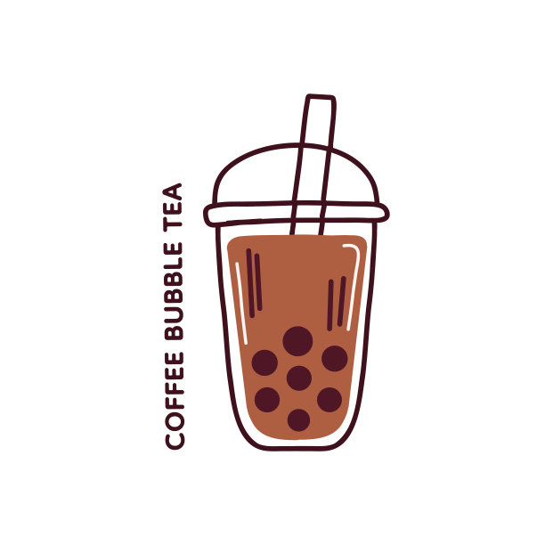 奶茶店标志设计