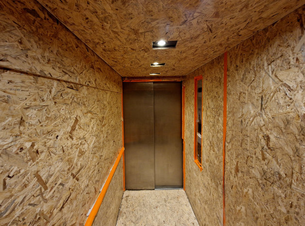 建筑工地施工电梯安全通道