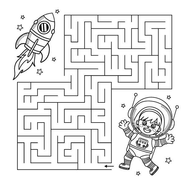儿童探索太空活动