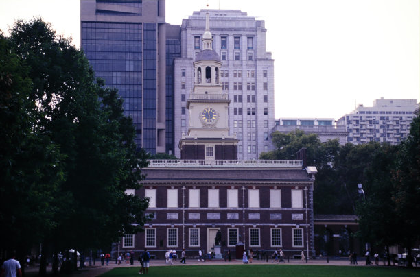 美国费城独立宫的自由钟