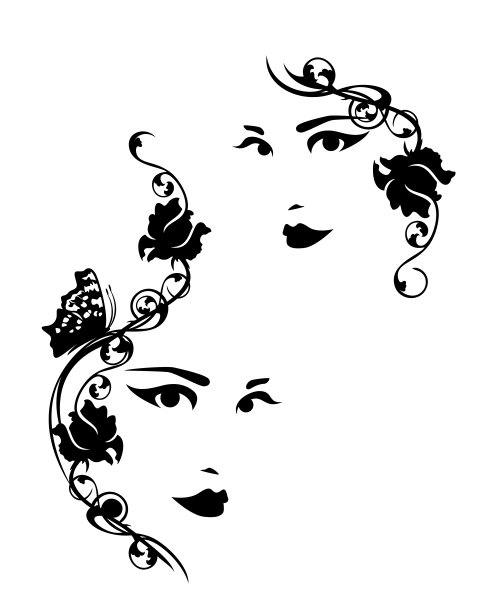 蝴蝶品牌形象logo