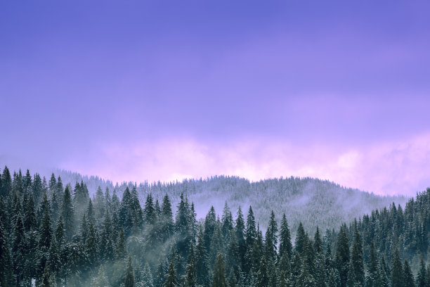 神秘,云景,雪山