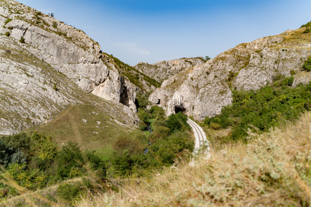 山林登山道