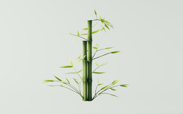 3d绿竹