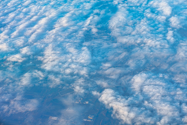 航空器拍摄视角,云景,云