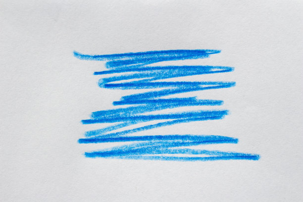 蓝色粗糙蜡笔纹理